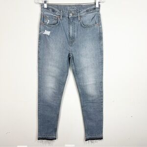 Etica Faded Blue Skinny Jeans